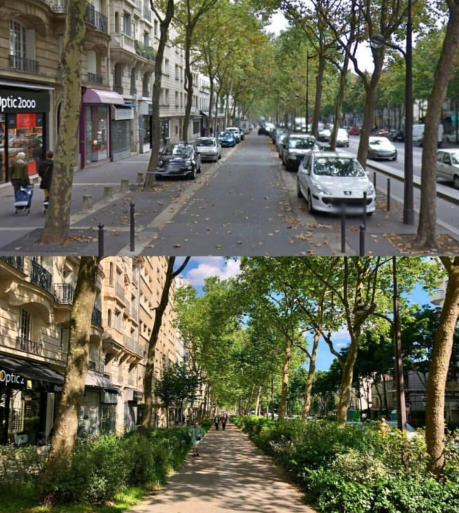 rues-jardin zahradní ulice v Paříži